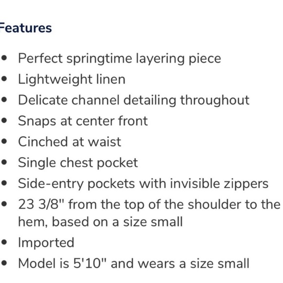 Vineyard Vines lightweight linen puffer jacket - Picture 3 of 13